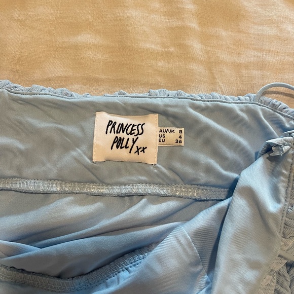 Princess Polly penny light blue mini dress - Picture 4 of 5